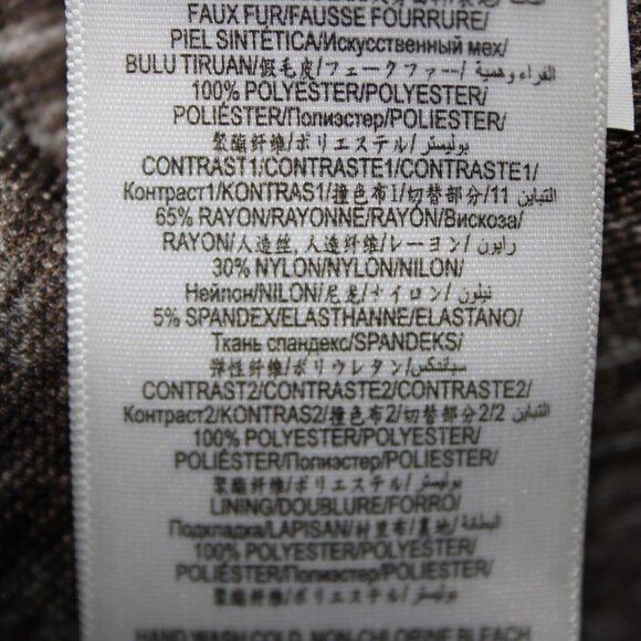 BCBG maxazria $198 Tulum Sz S Black White Combo Eyelash 100% Polyester Top - Picture 12 of 16